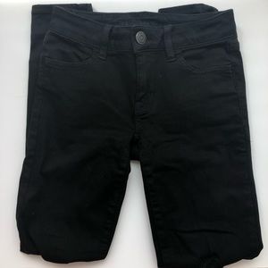 Black ripped American Eagle Jeans